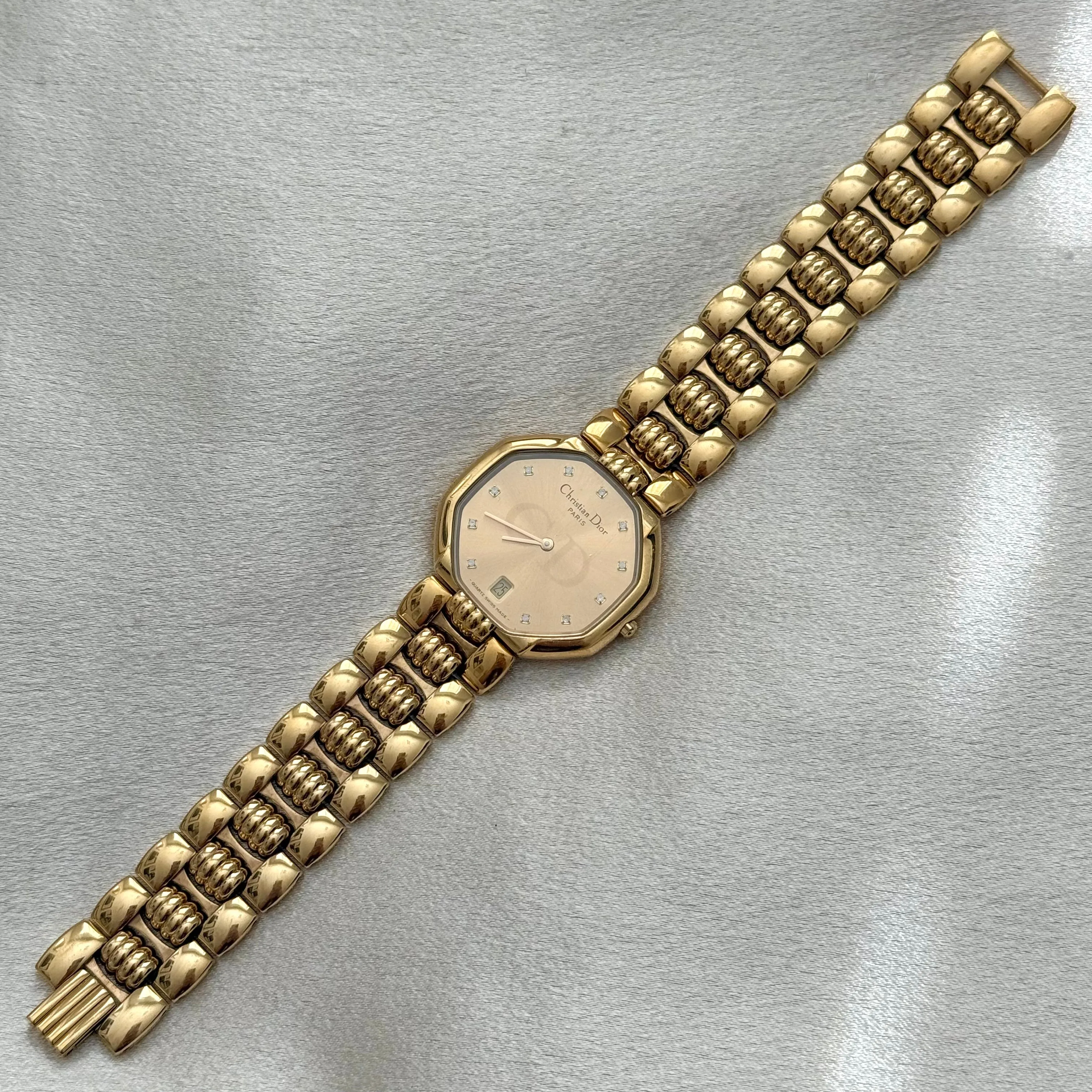 VINTAGE DIOR DIAMOND WATCH