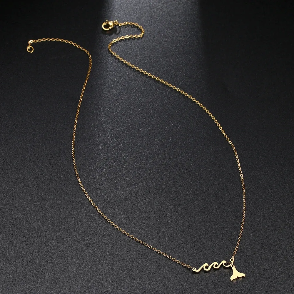 Whale Ocean Necklace