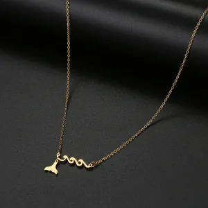 Whale Ocean Necklace