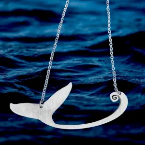 Whale Tail Stainless Steel Necklace
