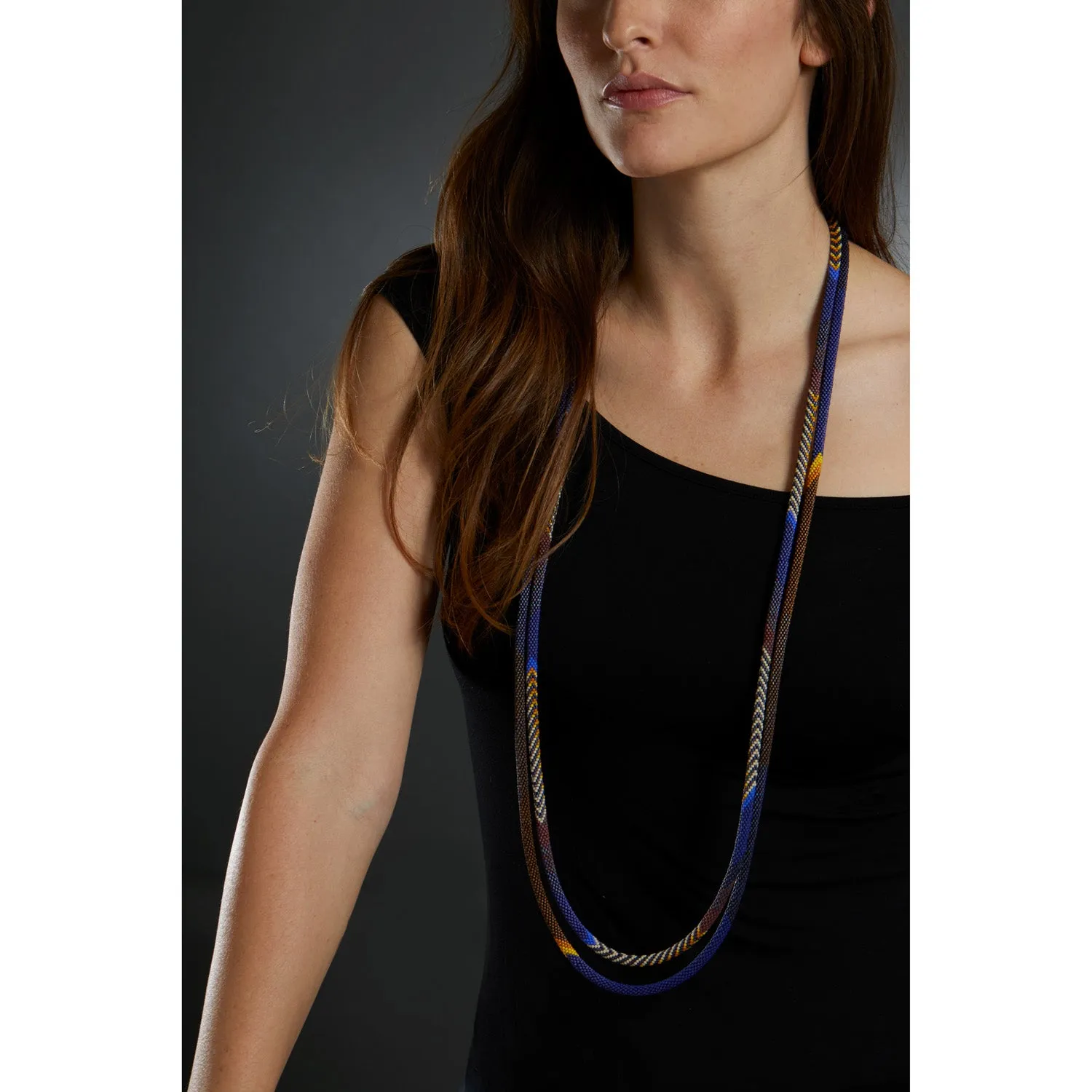 Wild Iris II, Sfumato Necklace