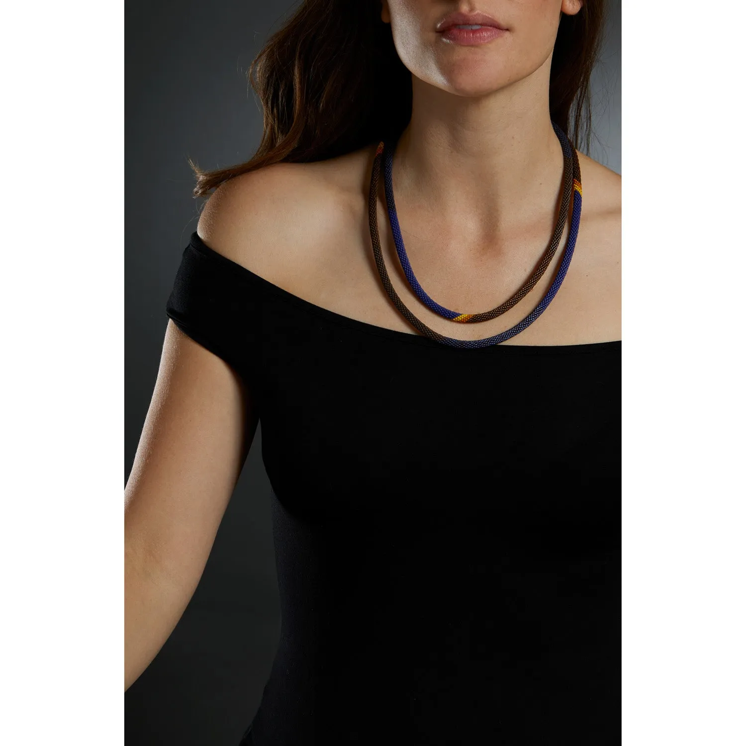 Wild Iris II, Sfumato Necklace