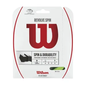 Wilson Revolve Spin Green Tennis String 16 Set