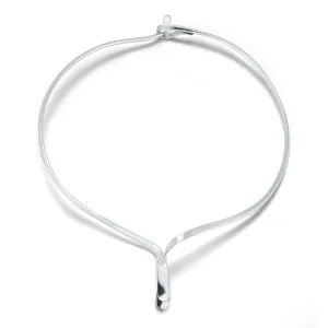 Wishbone collar necklace