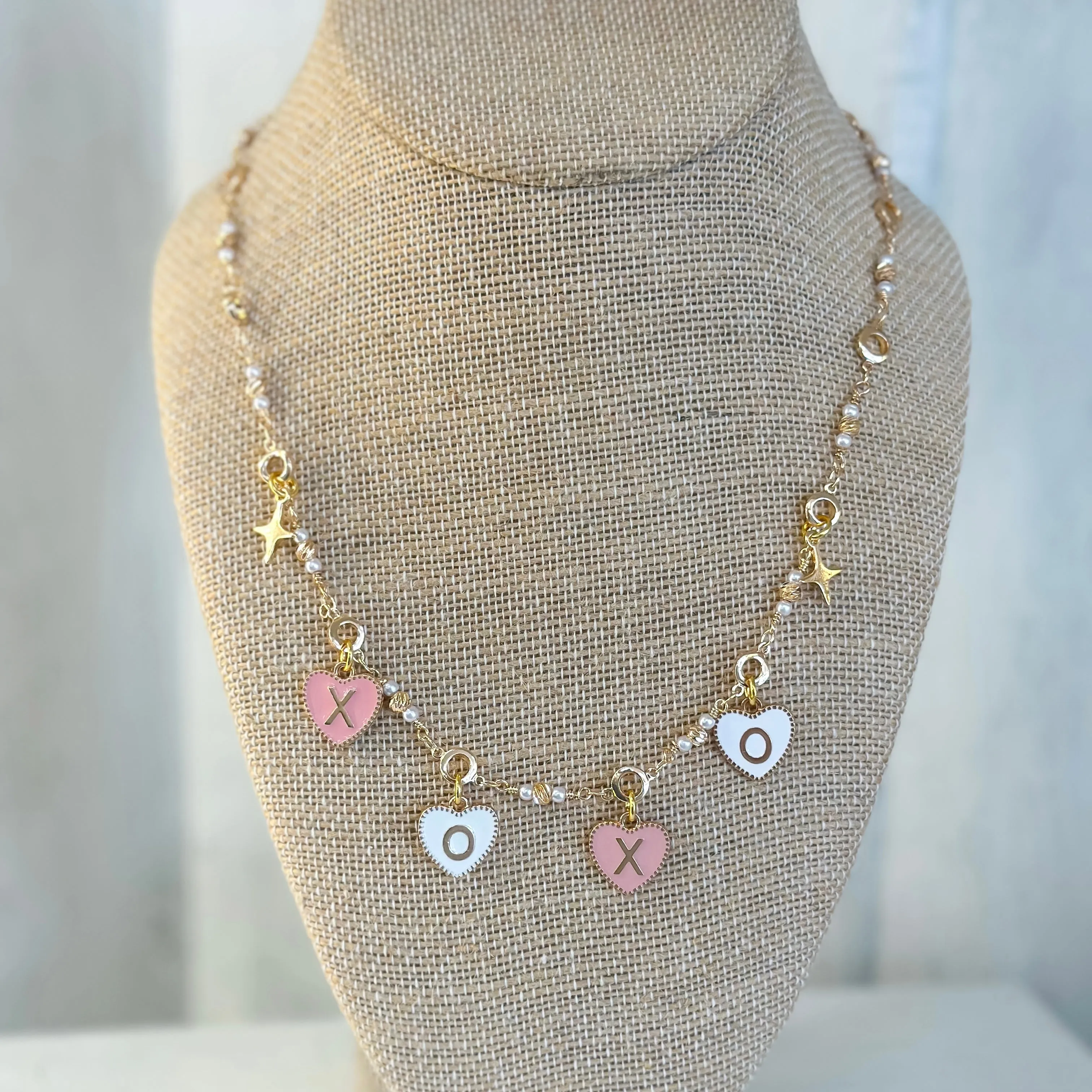 XO XO Reversible Charm Necklace