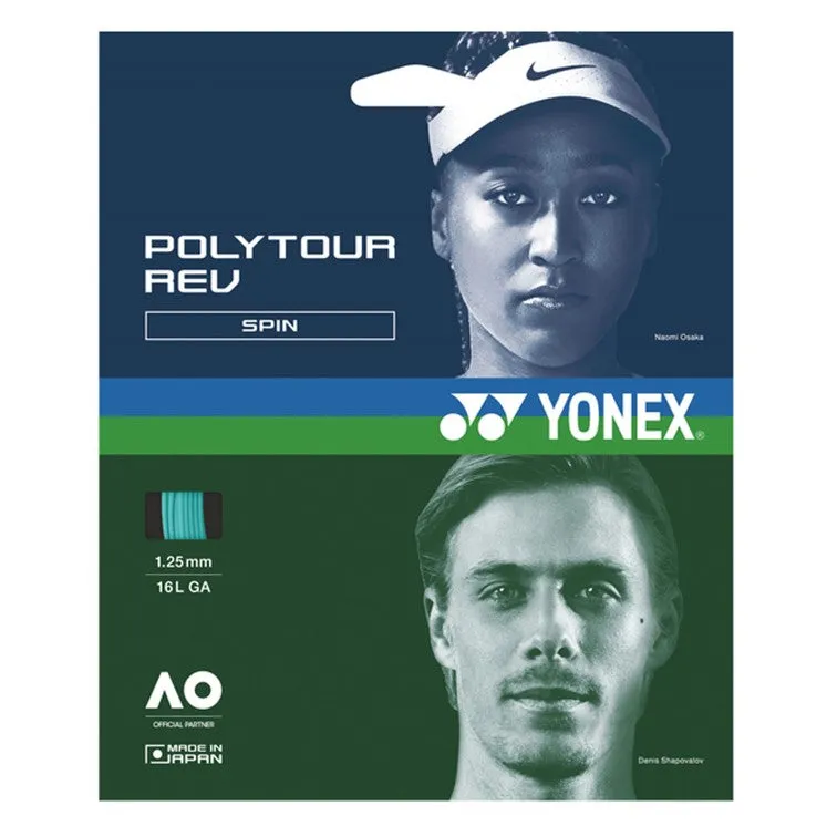 Yonex Poly Tour Rev 125 Mint Tennis String Sets