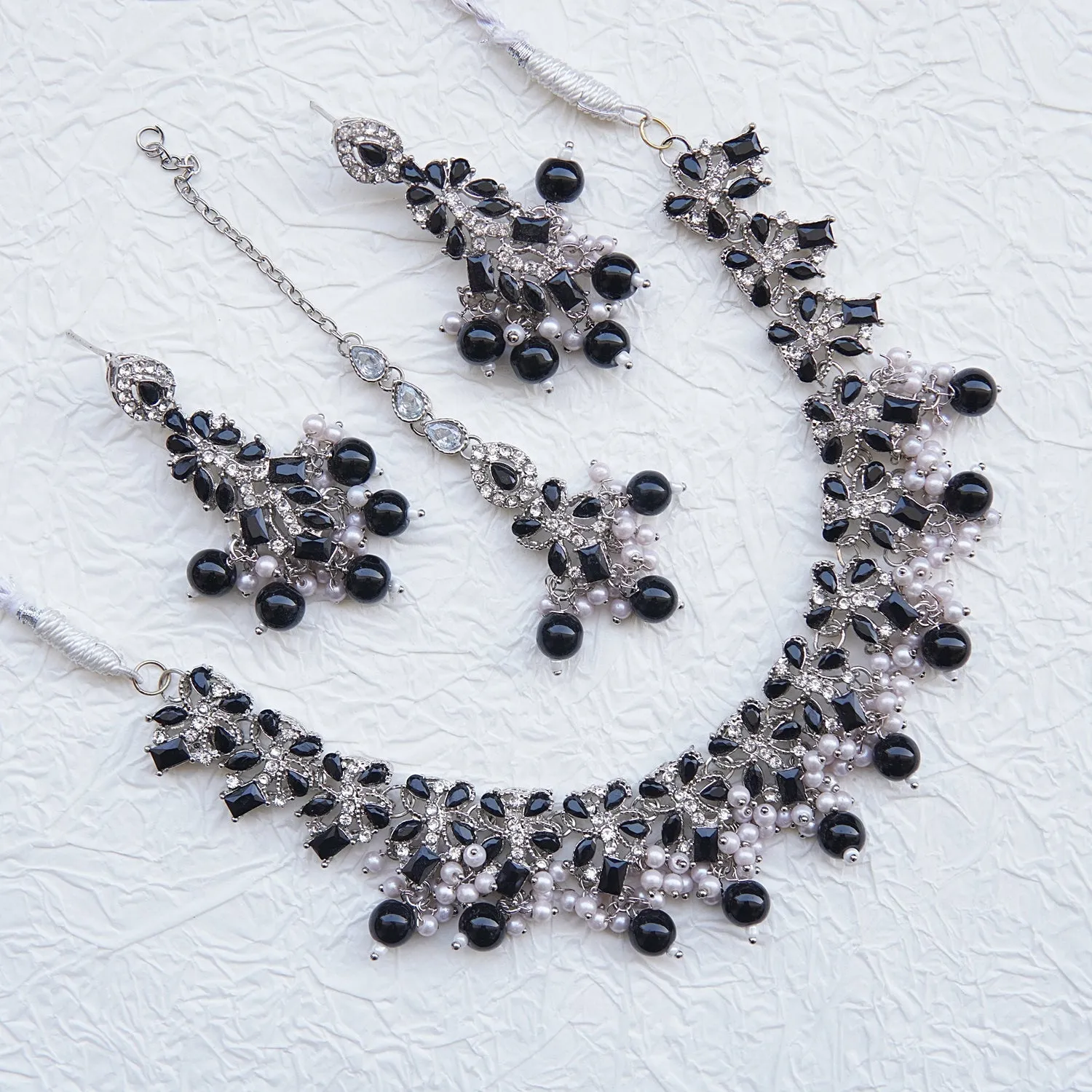 Zircon and Semi-Gemstone Necklace