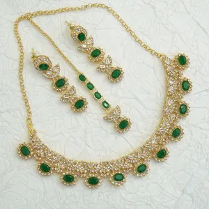 Zircone Partywear Elegant Necklace Set