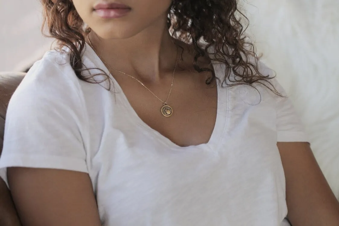 Zodiac Double-Sided Charm Necklace