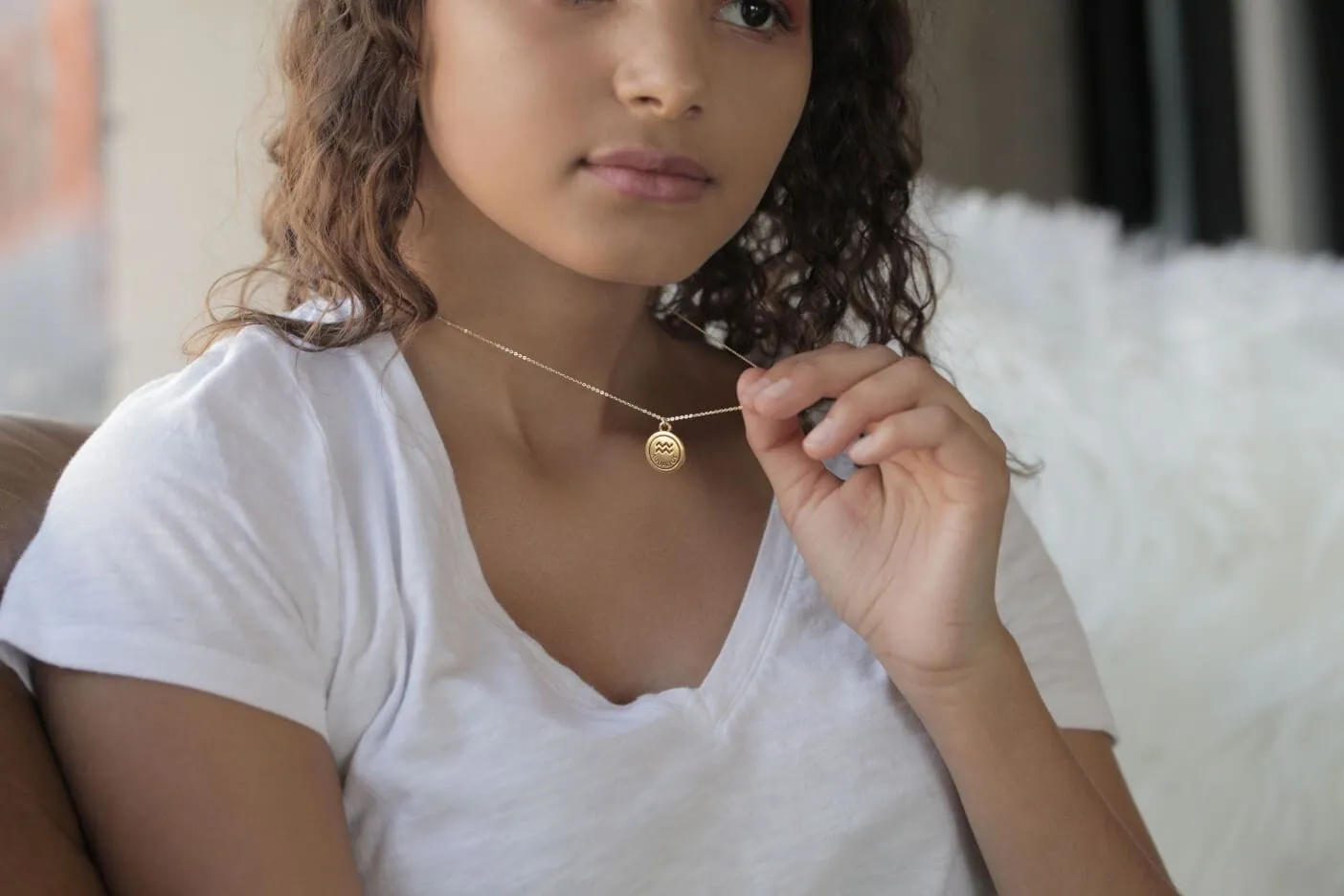 Zodiac Double-Sided Charm Necklace
