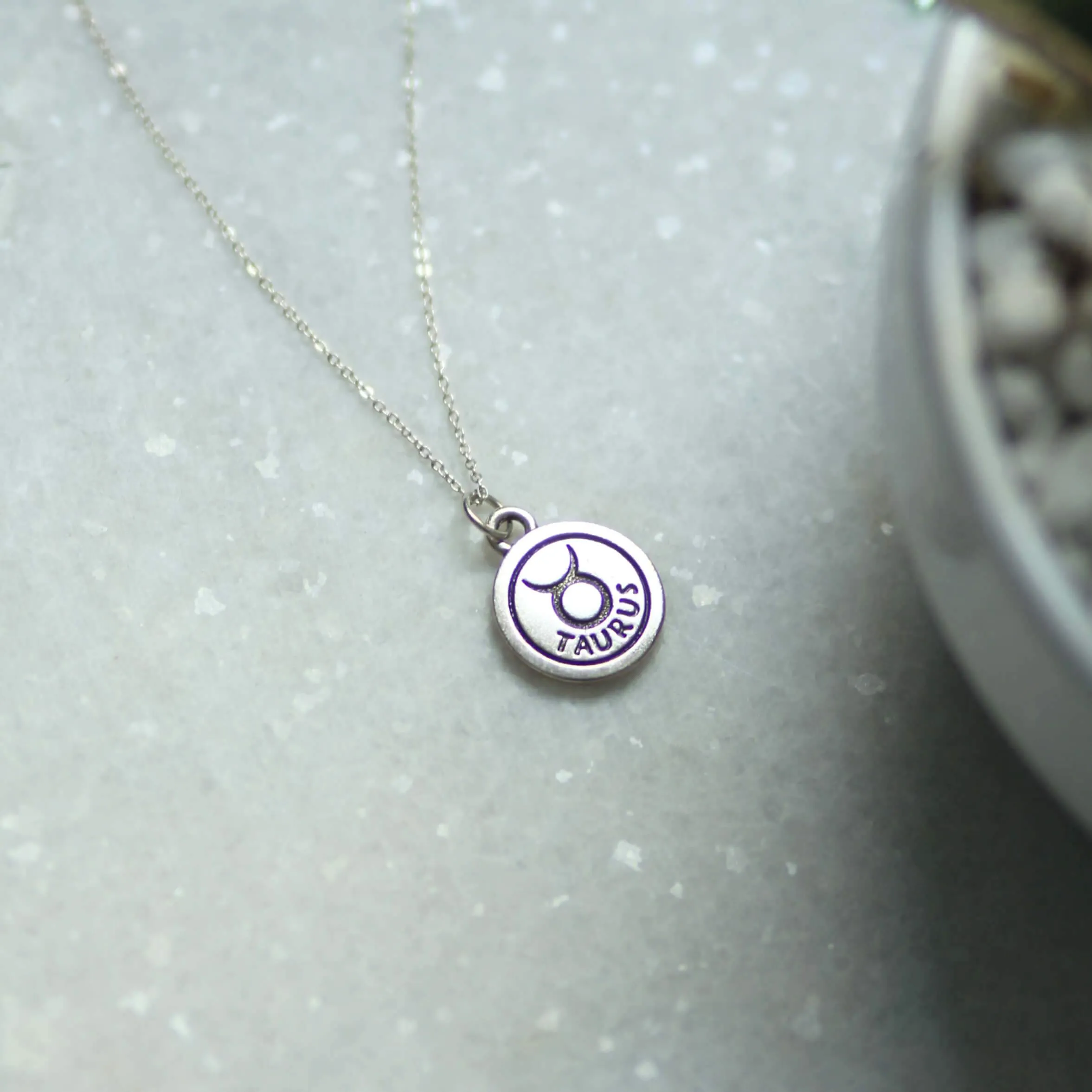 Zodiac Double-Sided Charm Necklace