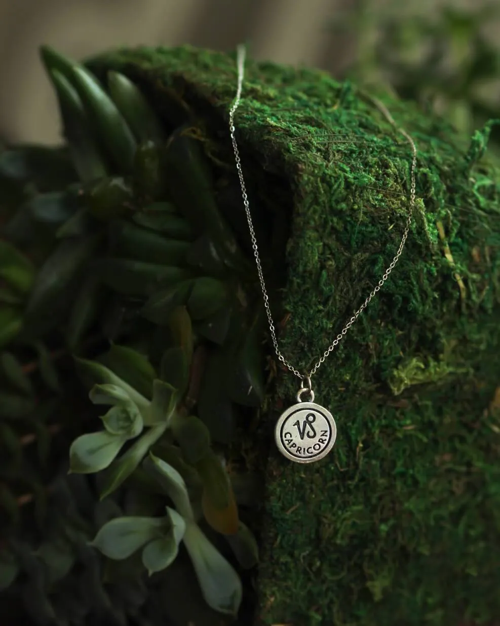 Zodiac Double-Sided Charm Necklace