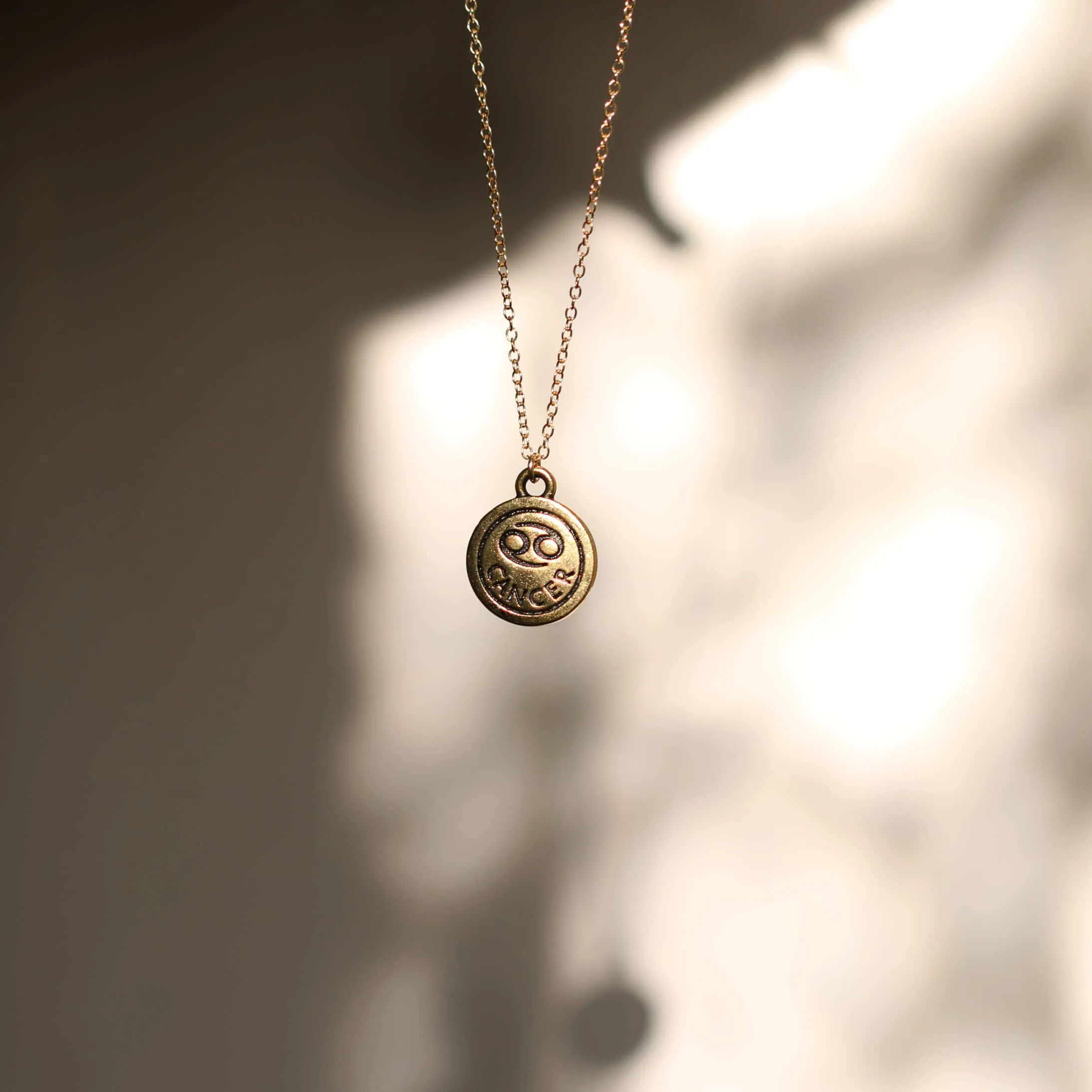 Zodiac Double-Sided Charm Necklace